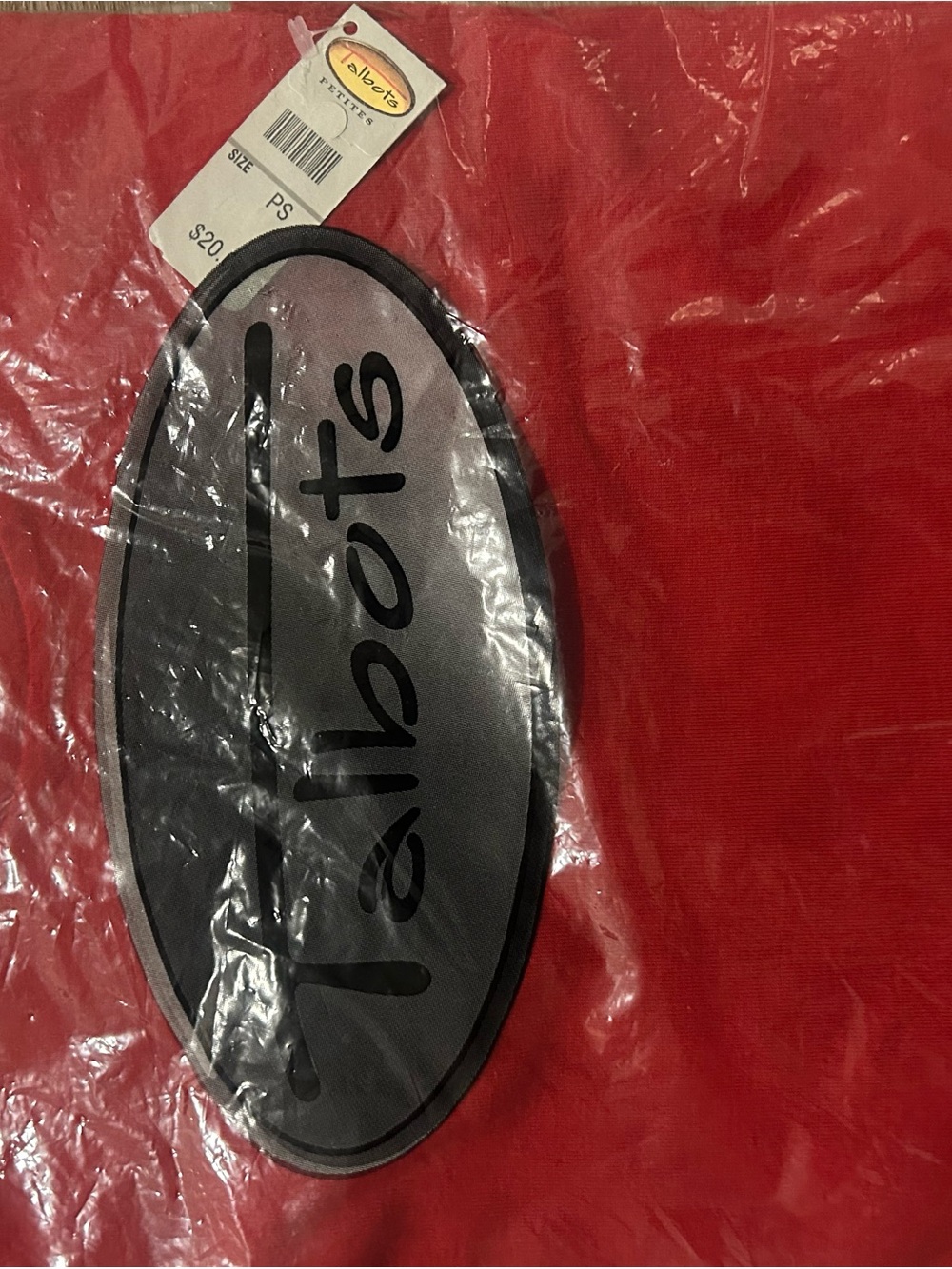 Talbots Vibrant Red Knit Top in Packaging
